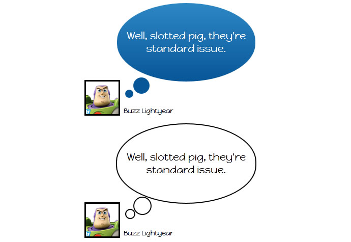 css speech balloon