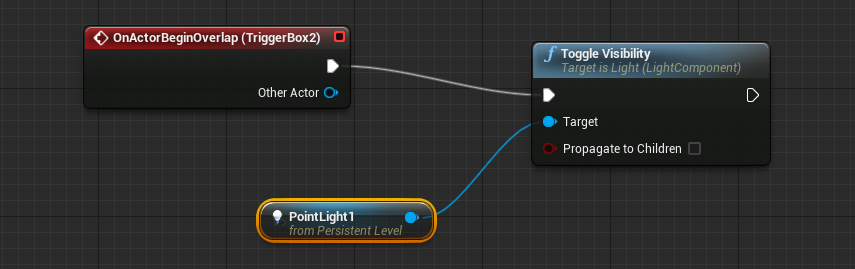 unreal-blueprints-toggle light-OnActorBeginOverlap